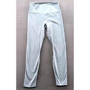 HeyNuts Leggings Womenbs 12 Essential High Waisted 7/8 Light Blue Gray